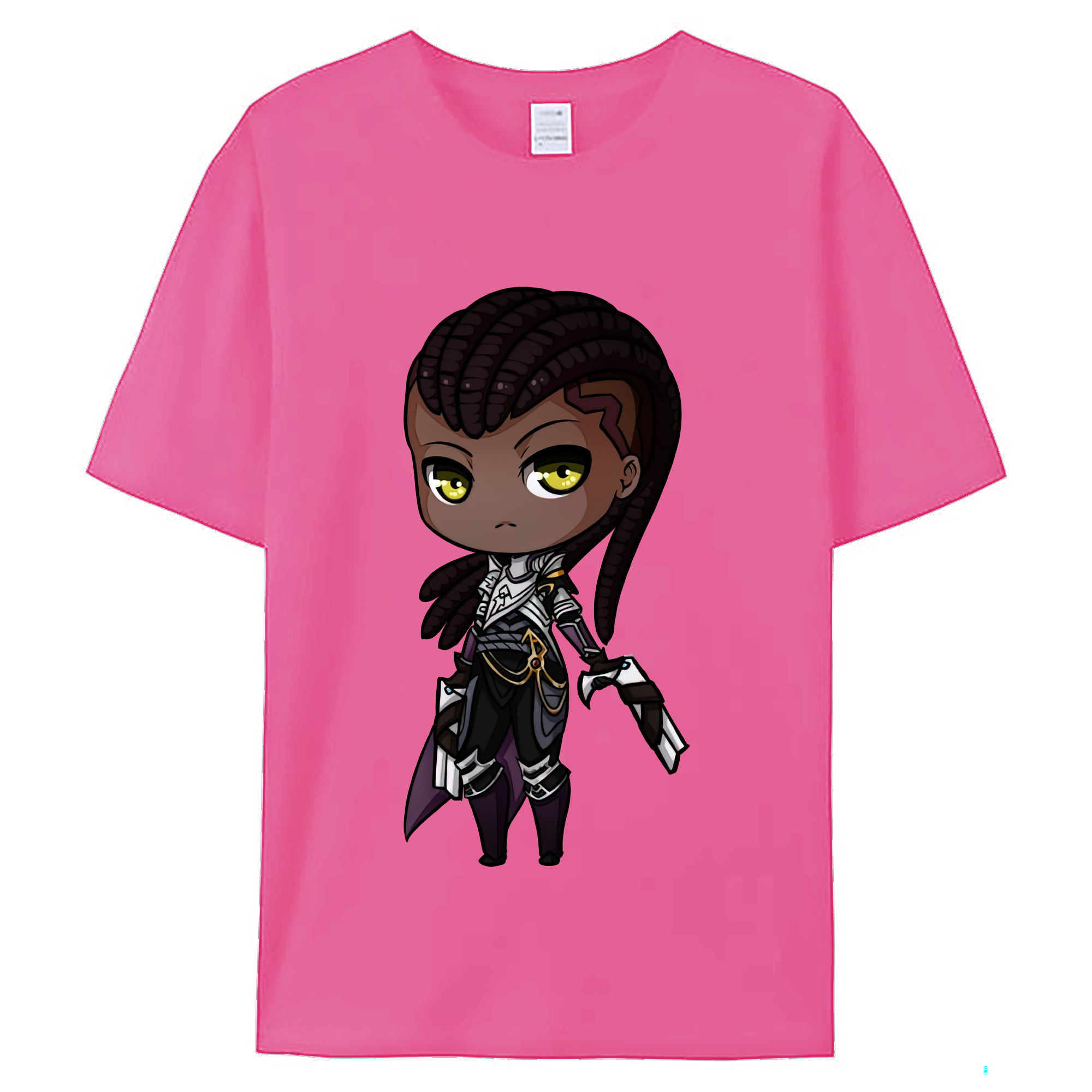 （画像用） リーグ・オブ・レジェンド League of Legends LOL レディースカジュアルプリントTシャツ（綿100％）